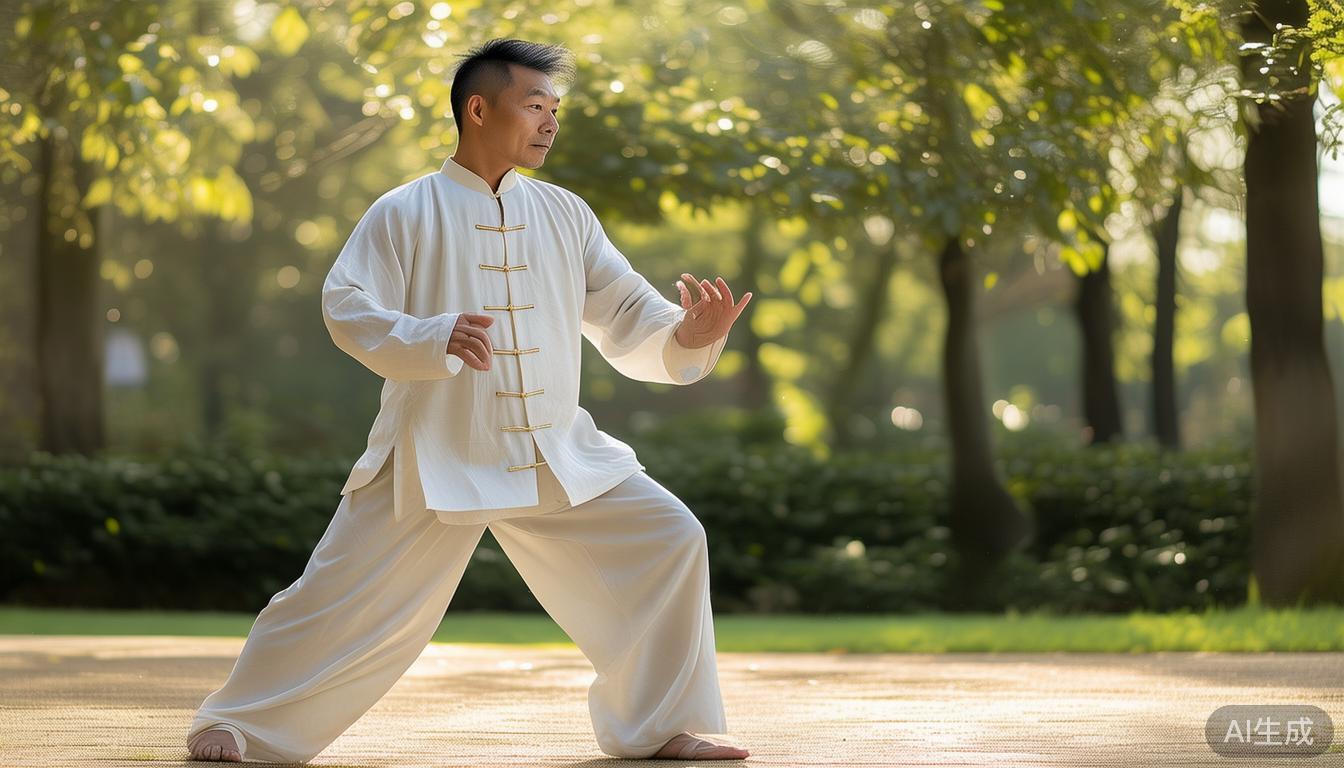 tai chi at the beach